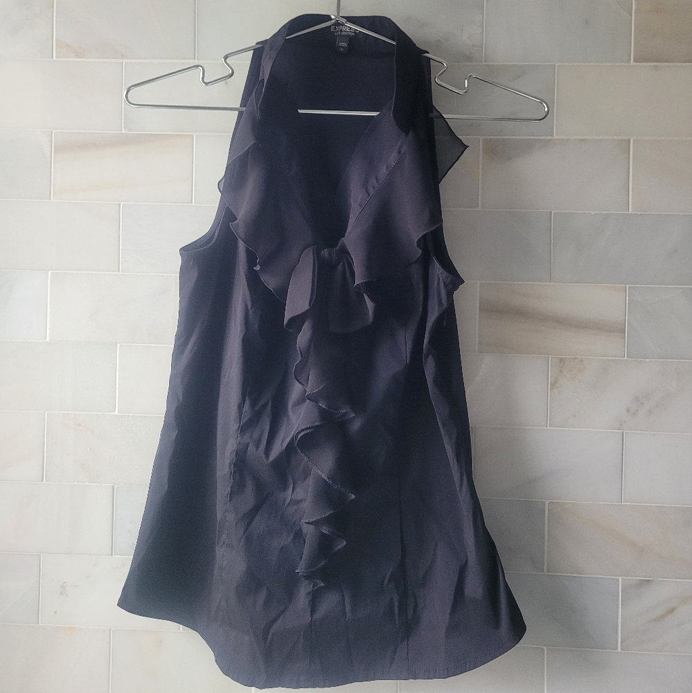 SMALL EXPRESS black sleeveless blouse